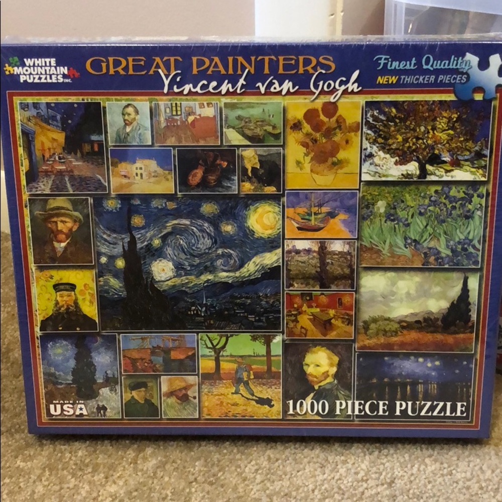 New Vincent Van Gogh 1000 Pc Jigsaw Puzzle